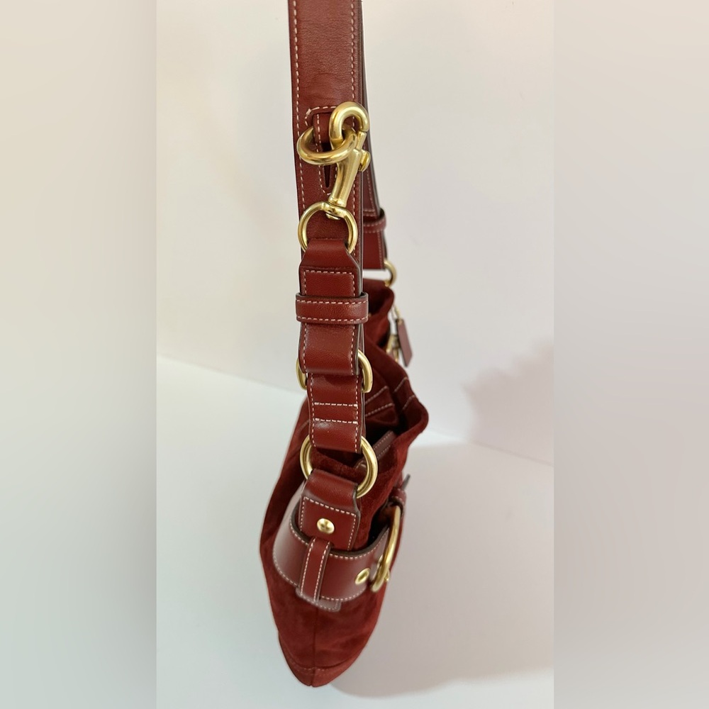 Coach - VINTAGE Suede Soft Duffle Bag - Picture 13 of 15